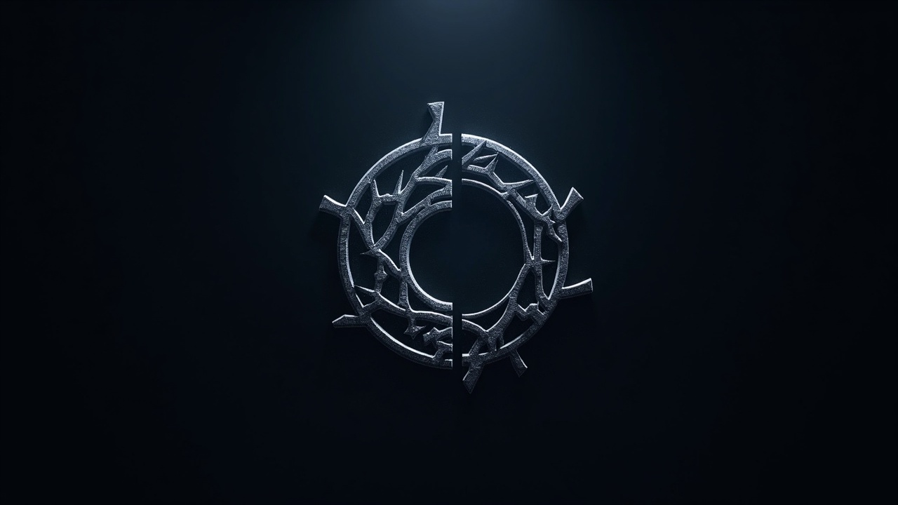 Cardano logo split into two branches with an AI glitch, editorial lighting and a faint FBI mark